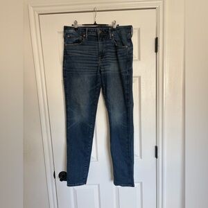 American Eagle Outfitters Dark Blue Slim Straight Jeans